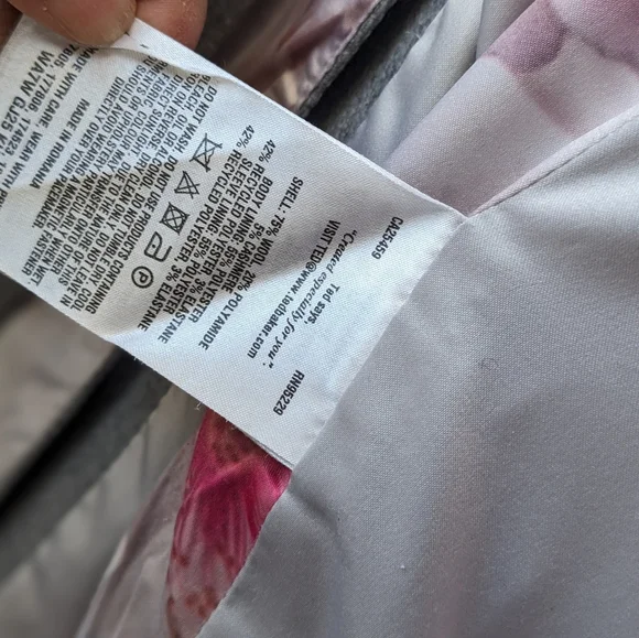 Ted Baker Roses Coat Size 1 - Picture 3 of 7